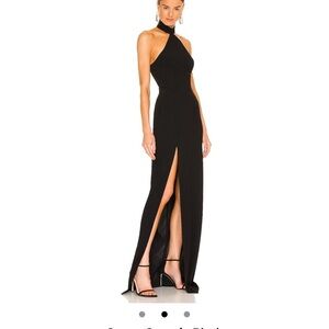 Amanda Uprichard Queen Gown - black